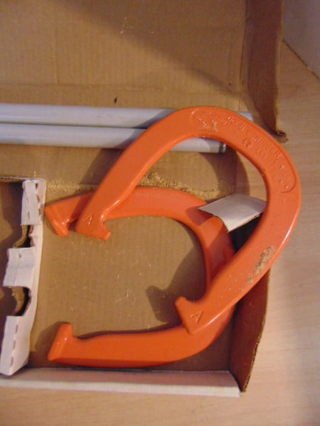 Horseshoe Diamond Double Ringer Pitching Official Outdoor Set Complete As New Adult Cast Iron