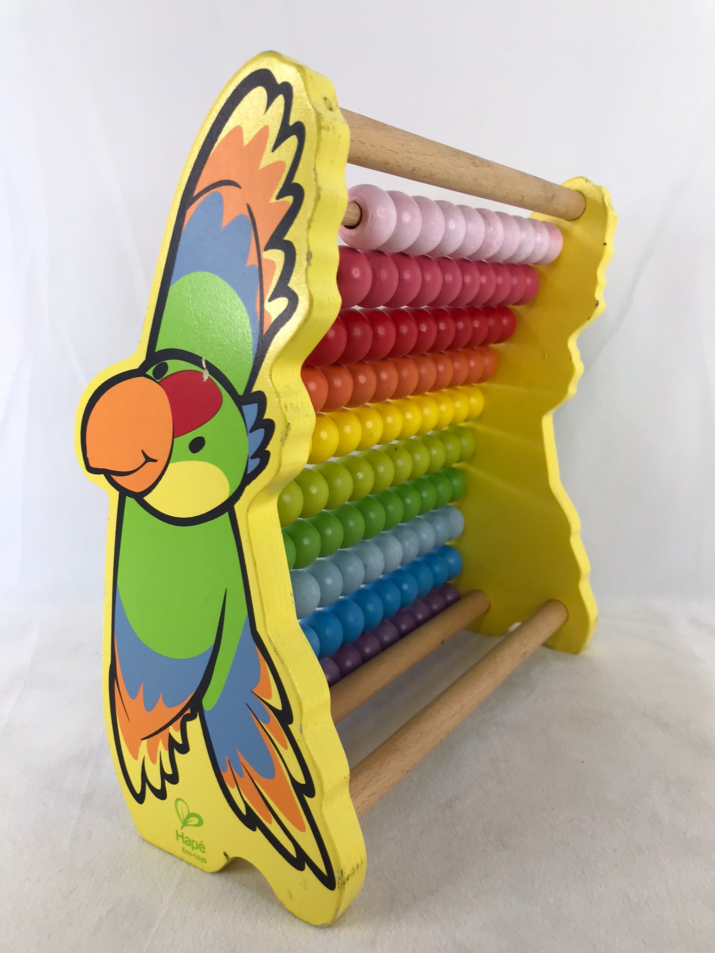 Hape Eco-toys Parrot Abacus Counting & Mathematics Toy Excellent