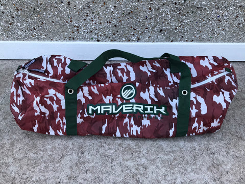 Hockey Bag Lacrosse Bag Maverik Green Brown Junior Size Excellent