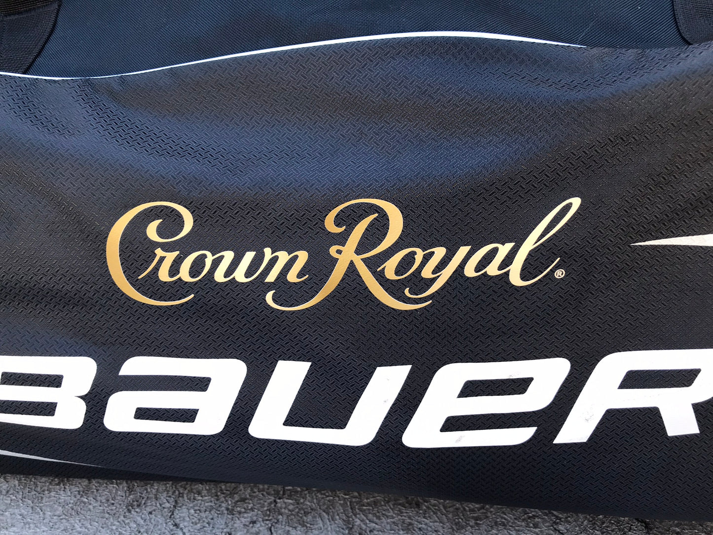 Hockey Bag Very RARE Collectable Crown Royal Whisky Promotional Bag on Wheels