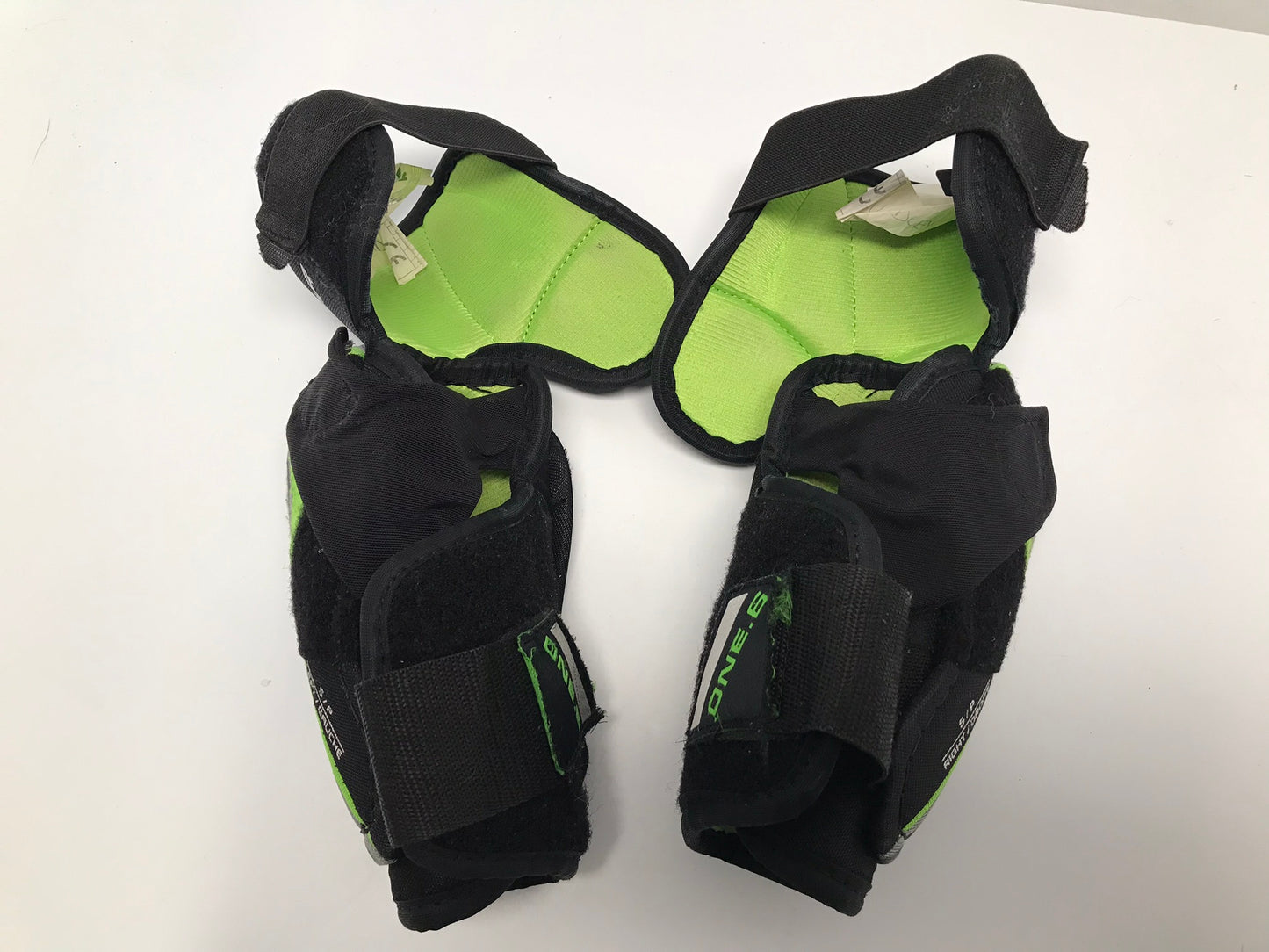 Hockey Elbow Pad Men's Size Small Bauer Supreme One.6 Black Lime Excellent