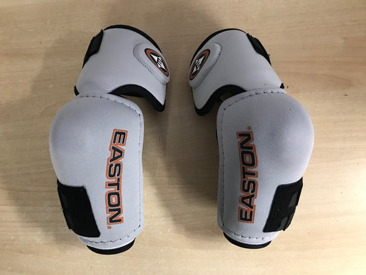 Hockey Elbow Pads Child Size Junior Large Easton Synergy Black Grey Excellent