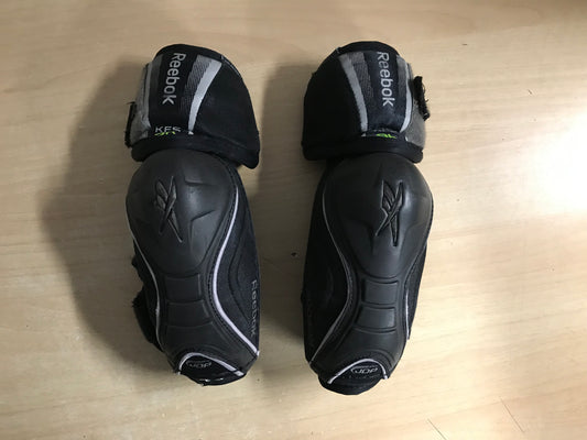 Hockey Elbow Pads Child Size Junior Large Reebok 9K Black Minor Wear