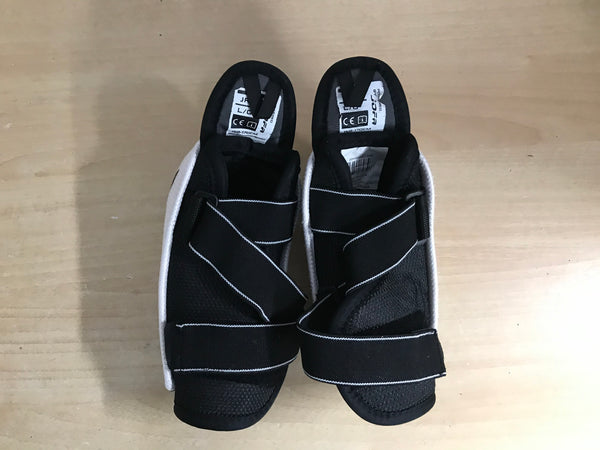 Hockey Elbow Pads Child Size Junior Large Reebok Crosby Black White Excellent