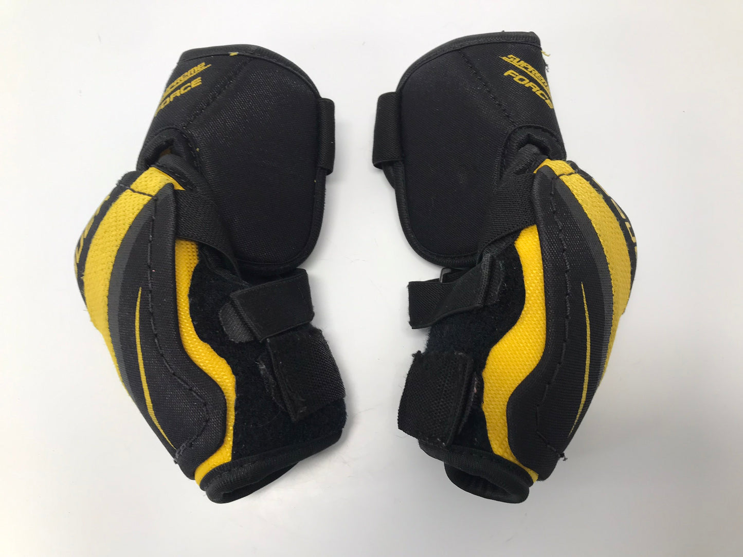 Hockey Elbow Pads Child Size Junior Small  Bauer Supreme Force Black Gold
