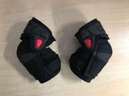 Hockey Elbow Pads Child Size Junior Small CCM RBZ Black Red