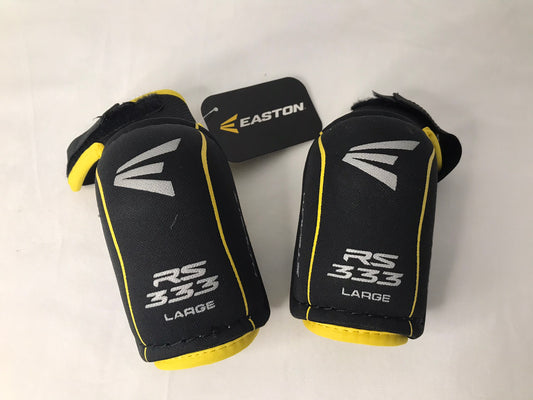 Hockey Elbow Pads Child Size Y Large 6 Easton Stealth Black Yellow New With Tags