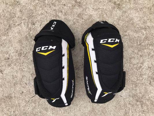 Hockey Elbow Pads Men's Size Medium CCM Tacks Black Gold As New