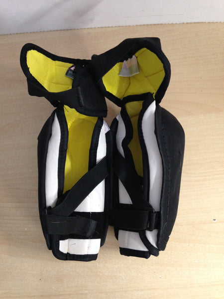 Hockey Elbow Pads Men's Size Medium CCM Tacks Black Yellow Excellent