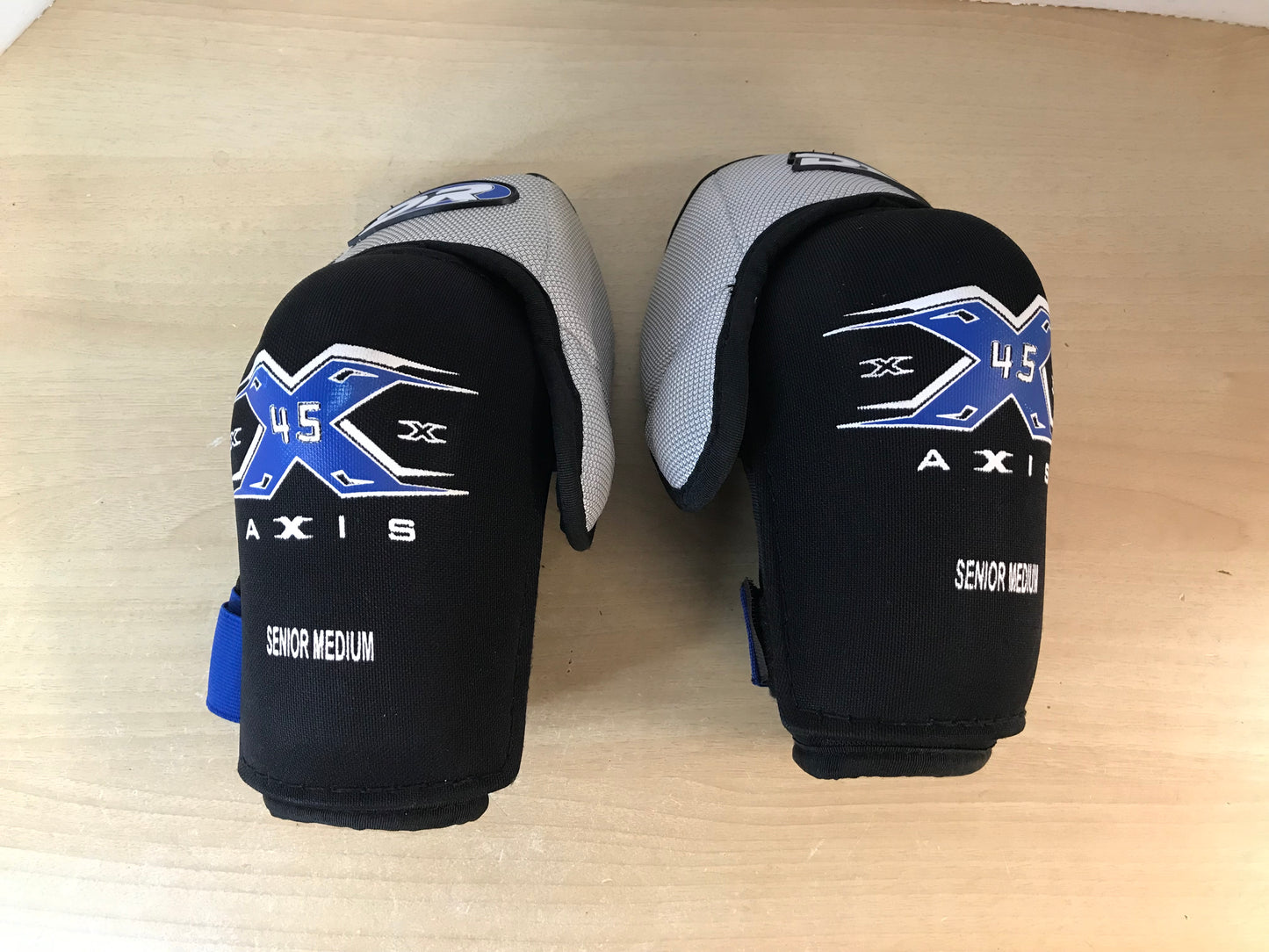 Hockey Elbow Pads Men's Size Medium DR Axis Blue Black As New Excellent
