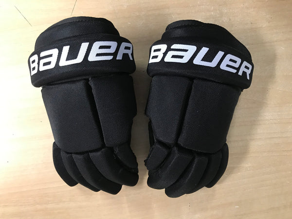 Hockey Gloves Child Size 10 inch Bauer Black New Demo Model