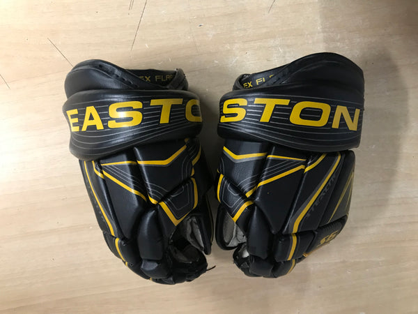 Hockey Gloves Child Size 10 inch Easton Black Gold Excellent