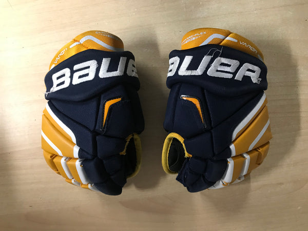 Hockey Gloves Child Size 11 inch Bauer Vapor X.80 Yellow Blue