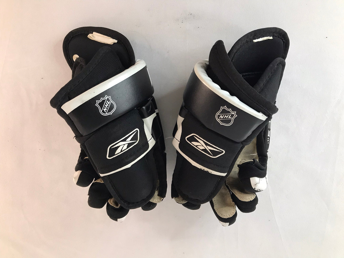 Hockey Gloves Child Size 11 inch Junior RBK Crosby Black White