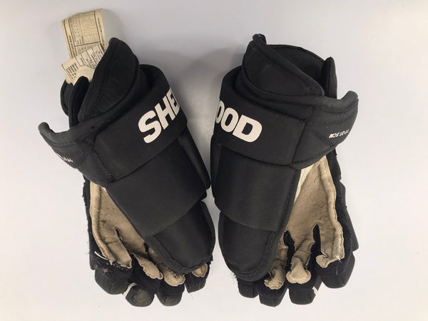 Hockey Gloves Child Size 11 inch Junior Sherwood Black White