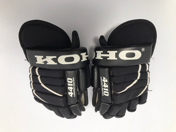 Hockey Gloves Child Size 11 inch Koho Junior Black White Excellent