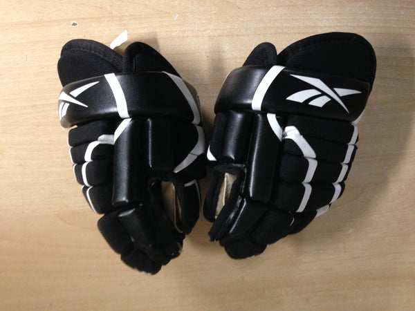 Hockey Gloves Child Size 11 inch Reebok  Black White