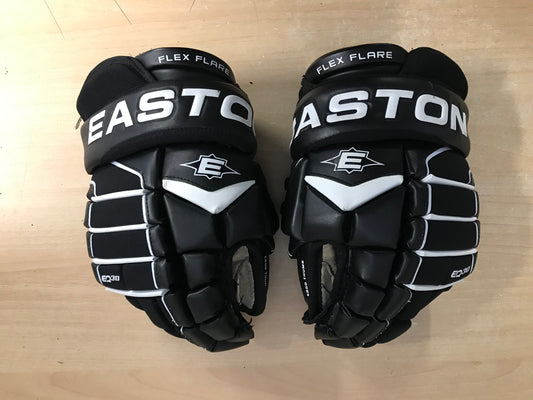 Hockey Gloves Child Size 12 inch Easton EQ30 Black White Excellent