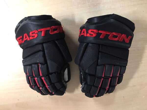 Hockey Gloves Child Size 12 inch Junior Easton Mako Black Red Excellent Quality