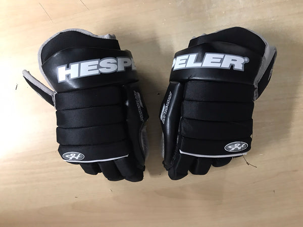 Hockey Gloves Child Size 12 inch Junior Hespeler Black Grey As New