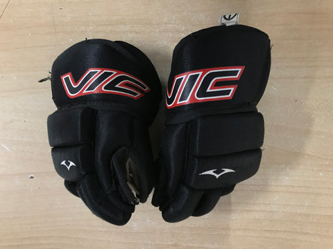 Hockey Gloves Child Size 8 inch Vic Black Red