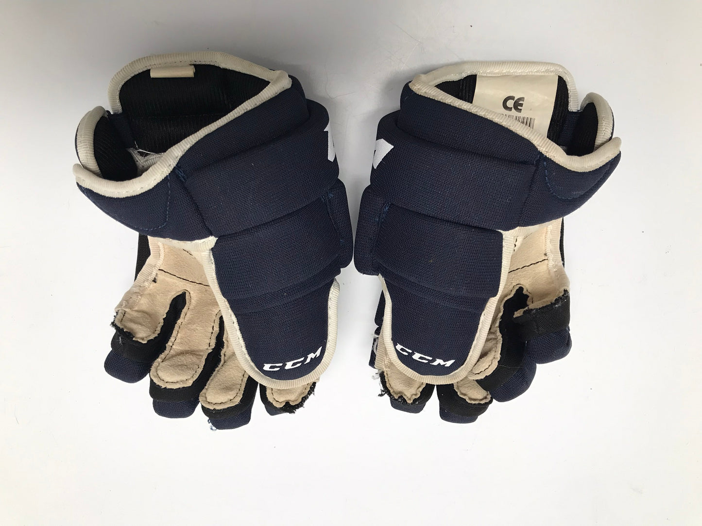 Hockey Gloves Child Size 9 inch CCM Tacks Blue White