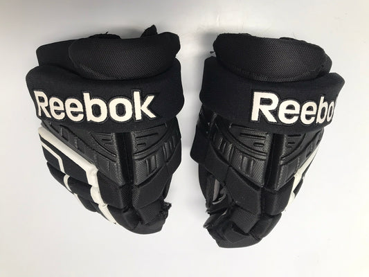 Hockey Gloves Junior Size 12 Reebok Black Excellent