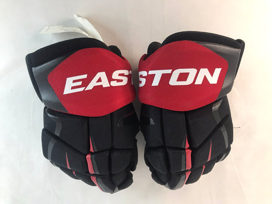 Hockey Gloves Men's Size 14 inch Easton Black Red As New