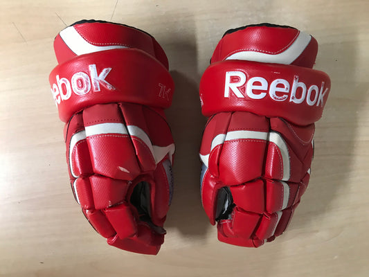 Hockey Gloves Men's Size 14 inch Reebok 7K Red Fantastic Quality