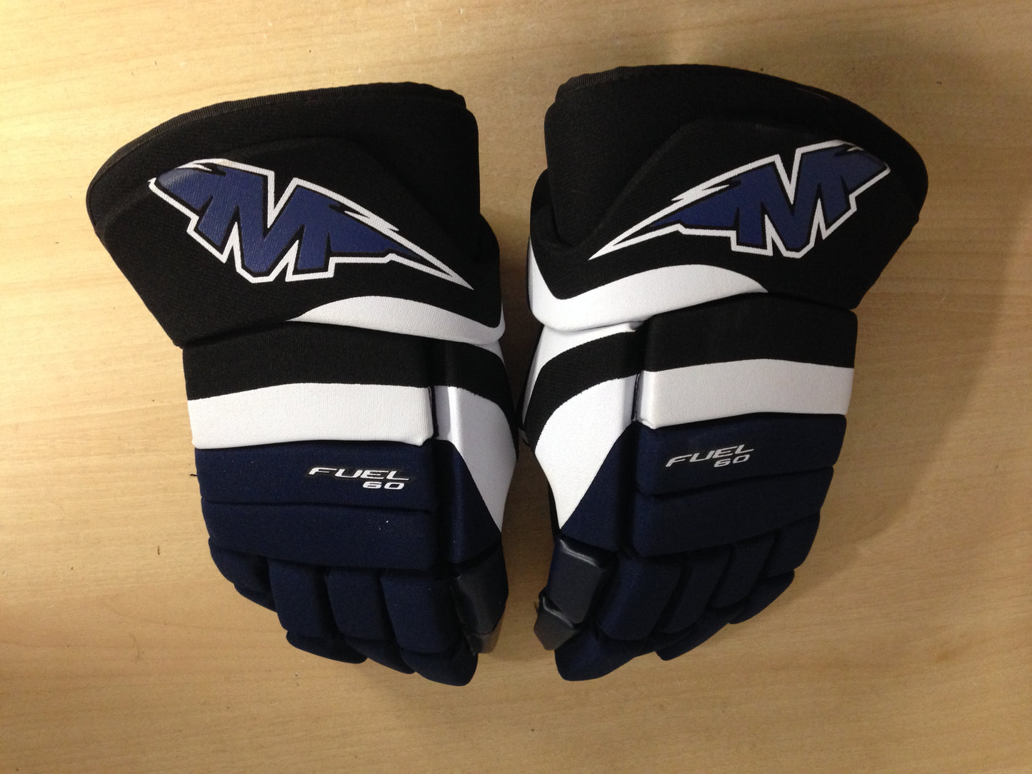 Hockey Gloves Men's Size 15 inch Mission Fuel 60 Excellent Navy White