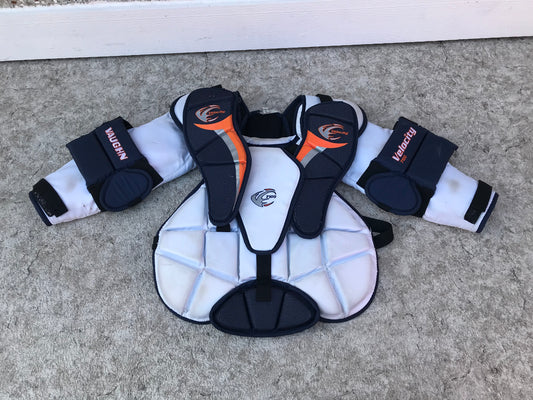 Hockey Goalie Chest Pad Protector Child Junior Medium - Large Vaughn 7100 Velocity Some Marks PT3440