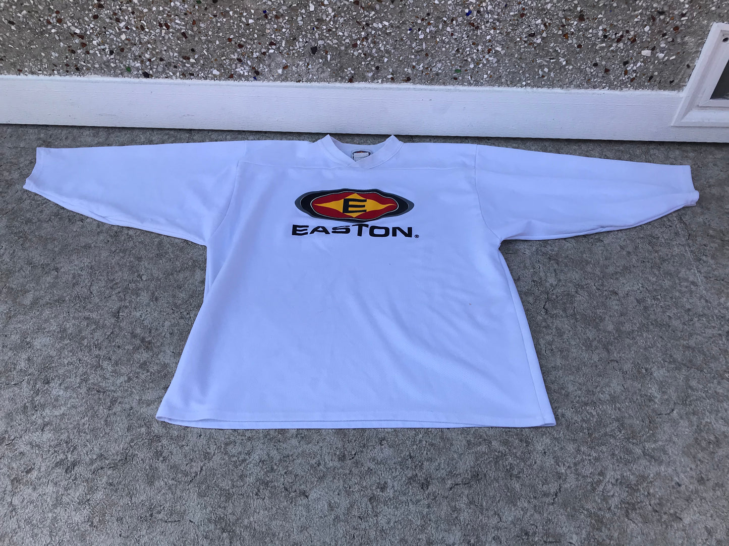 Hockey Goalie Jersey Men's Size X Large Easton Practice White Excellent