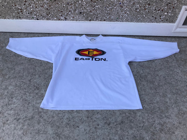 Hockey Goalie Jersey Men's Size X Large Easton Practice White Excellent