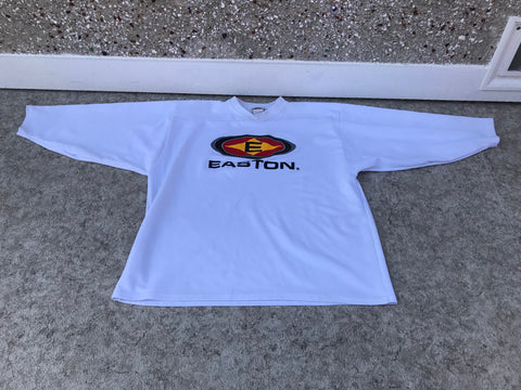 Hockey Goalie Jersey Men's Size X Large Easton Practice White Excellent