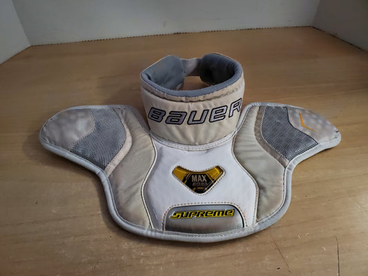 Hockey Goalie Neck Guard Child Size Junior Bauer Supreme Minor Wear