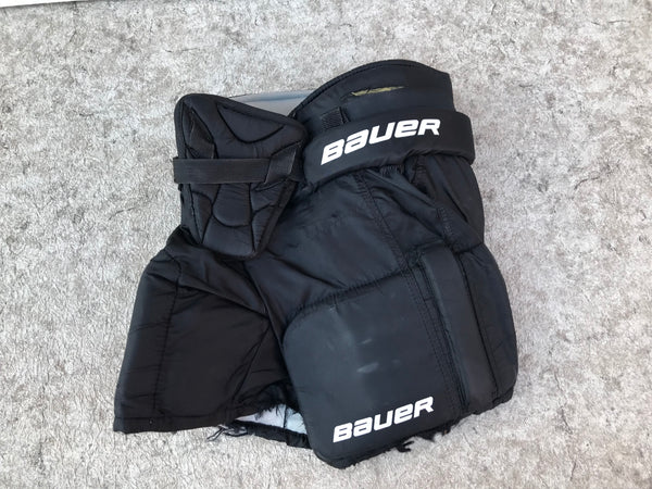 Hockey Goalie Pants Child Size Youth X Large Bauer Some Wear On Bottom Hem PT3440