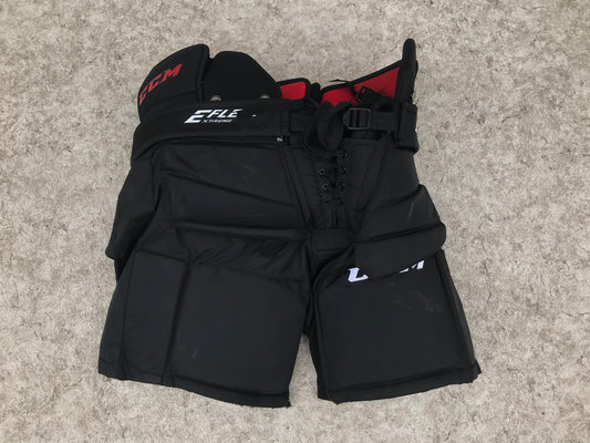 Hockey Goalie Pants Inter Size Large CCM Xtreme Flex Black Red As New Excellent