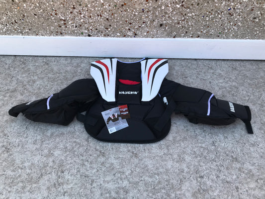 Hockey Goalie Street Ball Hockey Senior Men's Vaughn Chest Shoulder Pads New With Tags Few Marks Red Black White