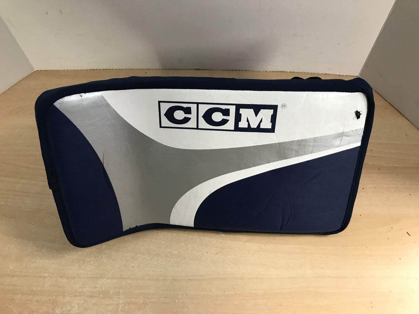 Hockey Goalie Street Hockey Men Senior CCM Blocker Blue White Grey Excellent