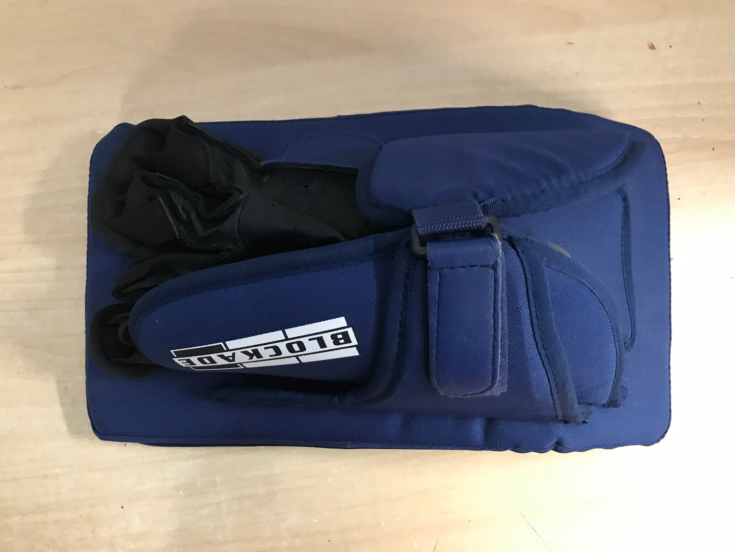 Hockey Goalie Street Hockey Men Senior CCM Blocker Blue White Grey Excellent
