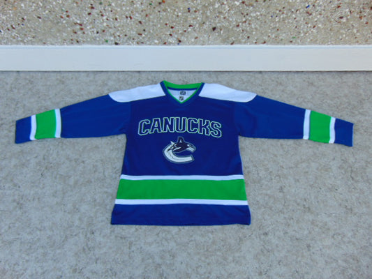 Hockey Jersey Child Size 14-16 NHL Vancouver Canucks Kesler Blue  As New