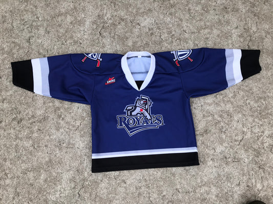 Hockey Jersey Child Size 3 WHL Royals Blue New Demo Model