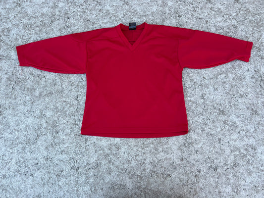 Hockey Jersey Child Size XXS Size 6 First Star Practice Jersey Red New Demo Model