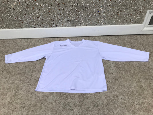 Hockey Jersey Men's Size Medium Bauer Practice White As New