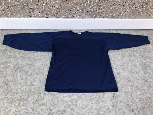 Hockey Jersey Men's Size Medium Practice  Marine Blue Excellent