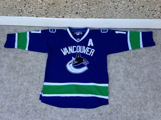 Hockey Jersey Men's Size X Large Reebok Vancouver Canucks Kesler As New