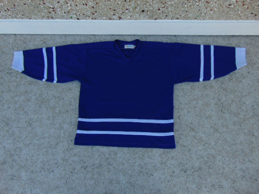 Hockey Jersey Men's Size XX Large Blue White Practice Jersey New Demo Model