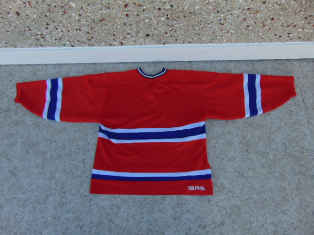Hockey Jersey Men's Size XX Large Red White Blue Practice Jersey New Demo Model