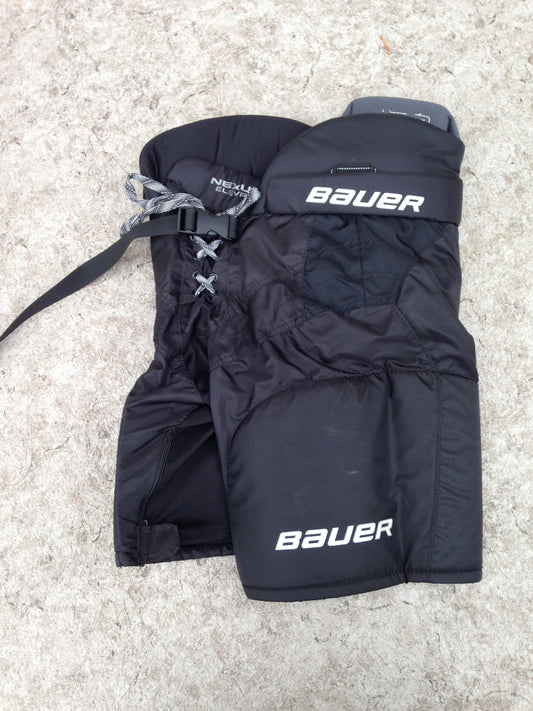 Hockey Pants Child Size Junior Large Bauer Nexus Elevate As New Excellent Black