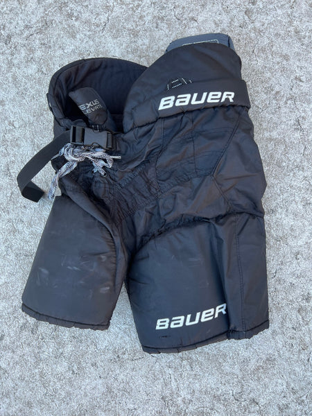 Hockey Pants Child Size Junior Medium Bauer Nexus Black Small Tear Easy Sew